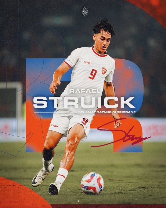 Rafael Struick Resmi: Perkuat Brisbane Roar